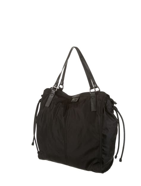 burberry buckleigh nylon shopper bag|BURBERRY Nylon Buckleigh Packable Tote Black.